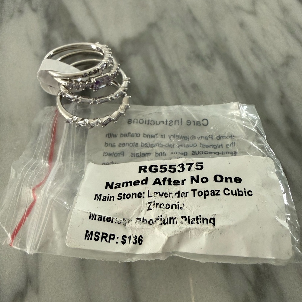 BP delicates rings size 9